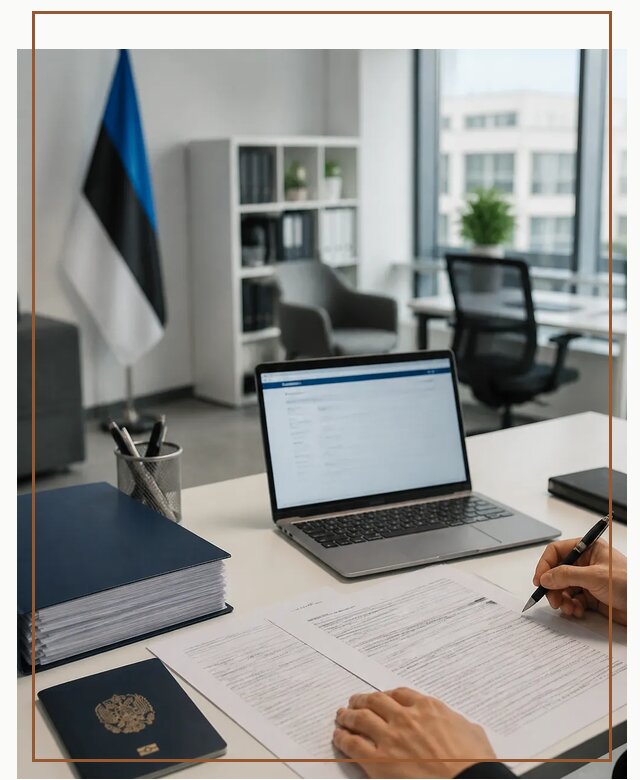 Оформление ВНЖ в Эстонии для переезда и легального проживания в Добрянке