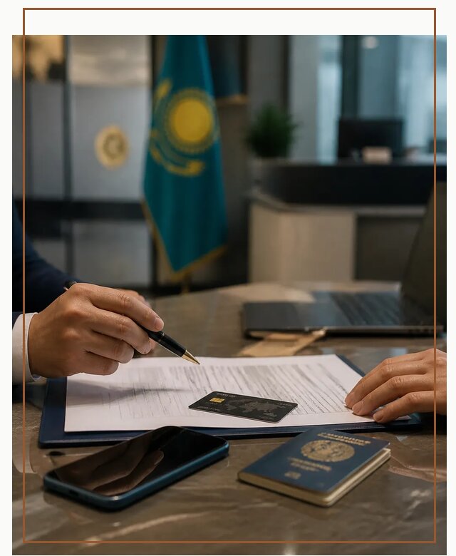 Открытие счета и банковской карты в Казахстане в Добрянке